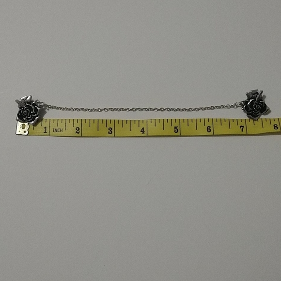 New Rose Silver-tone Cardigan Collar Chain - Picture 10 of 13